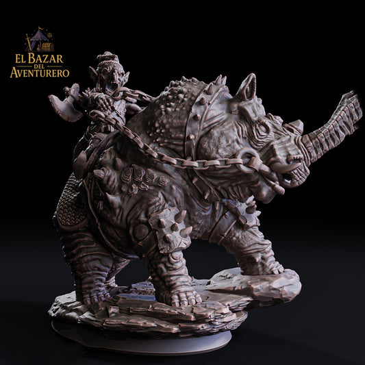 Goblin Montado en Rinoceronte